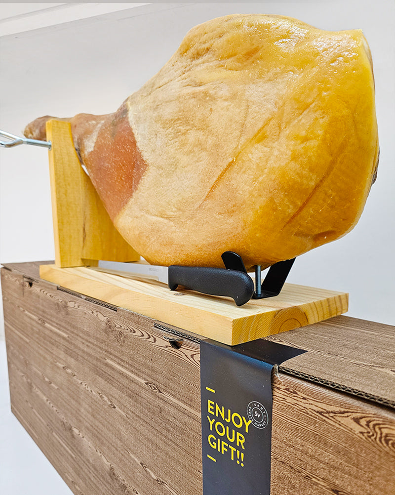 KIT COMPLETO JAMÓN SERRANO 15 MESES (sin caja)