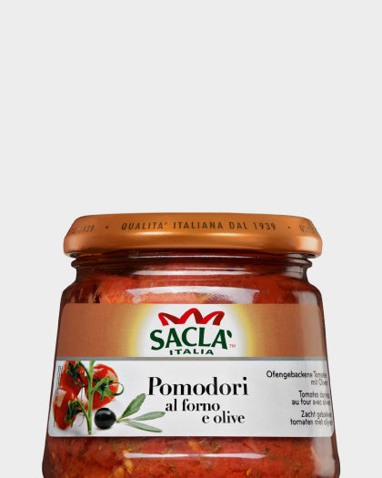 POMODORI AL FORNO CON OLIVAS SACLA 285g