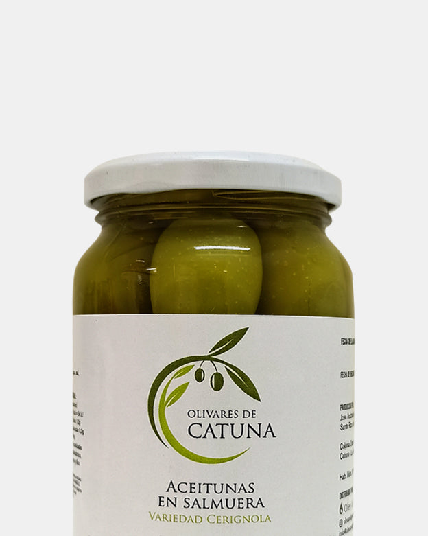 ACEITUNAS CERIGNOLA EN SALMUERA VERDES 220g