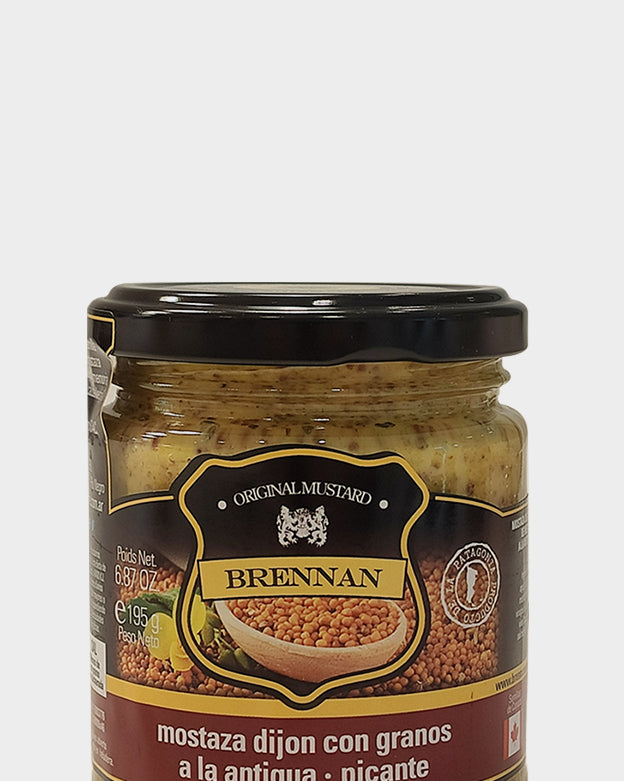 MOSTAZA DIJON A LA ANTIGUA BRENNAN 200g (PICANTE)