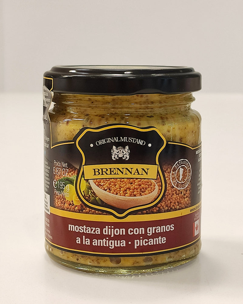 MOSTAZA DIJON A LA ANTIGUA BRENNAN 200g (PICANTE)