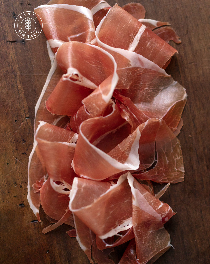 JAMÓN CRUDO SERRANO RESERVA 14 MESES SIN T.A.C.C. 100g (2do 30% OFF)