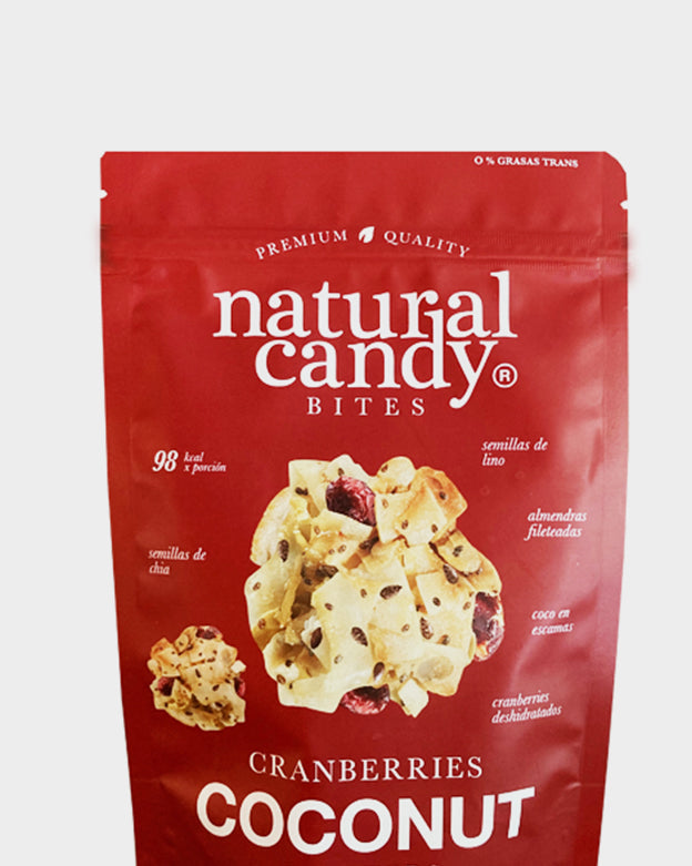 NATURAL CANDY GRANOLA CRANBERRIES & COCONUT  120g