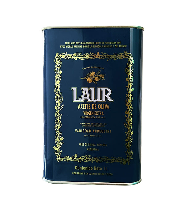 ACEITE DE OLIVA LAUR ARBEQUINA 1 LT 2DA UNIDAD AL 40% OFF
